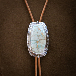 Australian Variscite Lady Bolo Tie