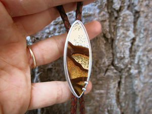 Opalized Deschutes Jasper | Oregon Jasper Bolo Tie