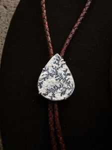 Dendritic Limestone Bolo Tie