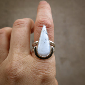 White Buffalo Ring, White Buffalo Statement Ring